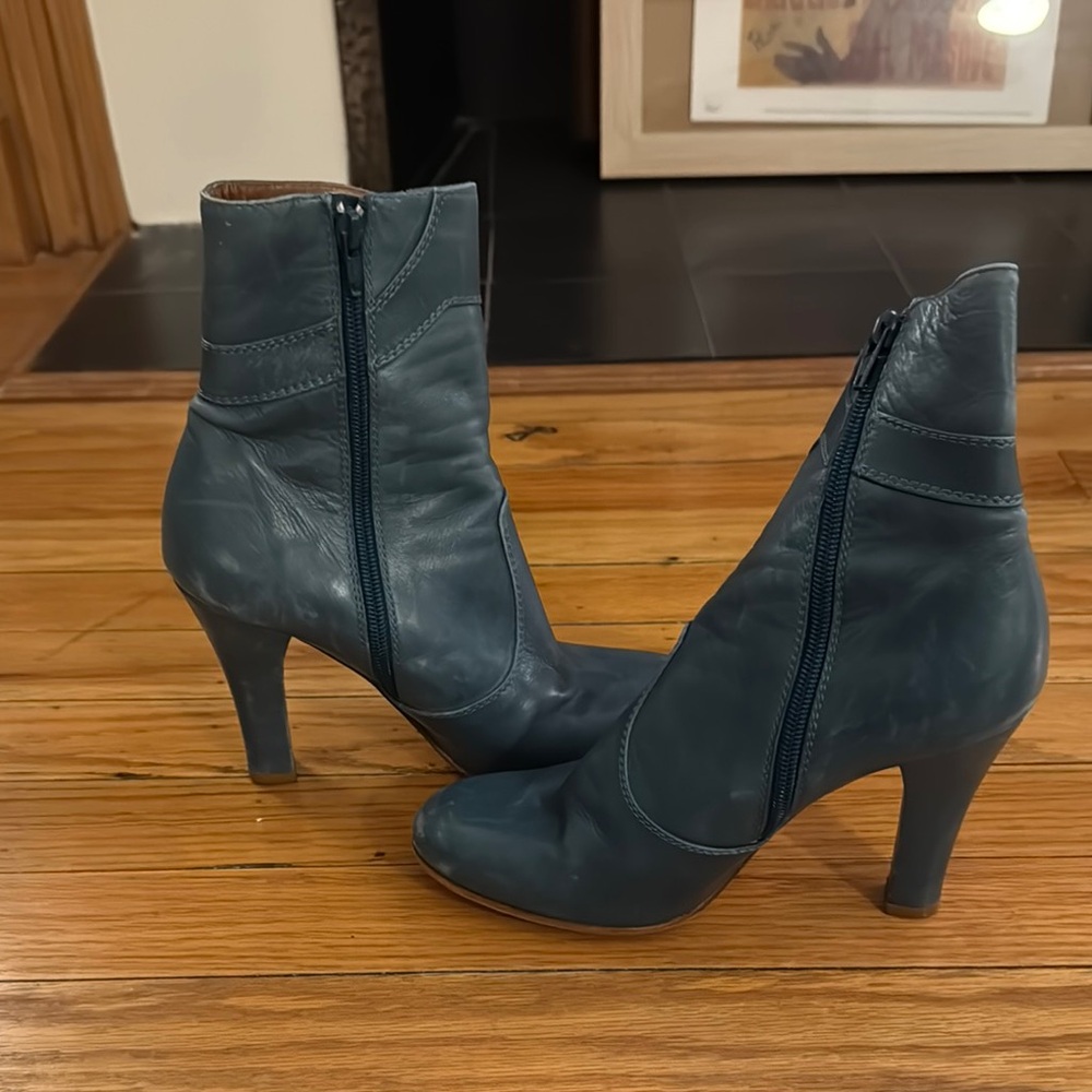 Marc Jacobs Blue Leather Boots